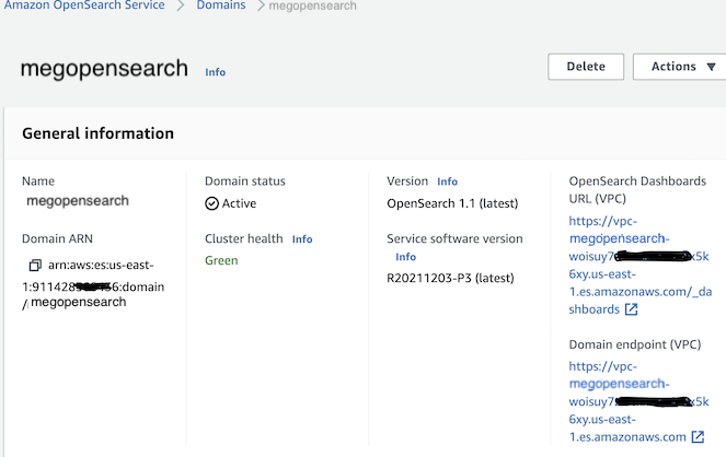 Configure Ahana Amazon OpenSearch