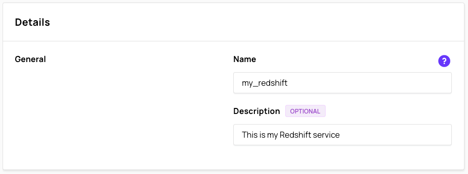 Configure Amazon Redshift
